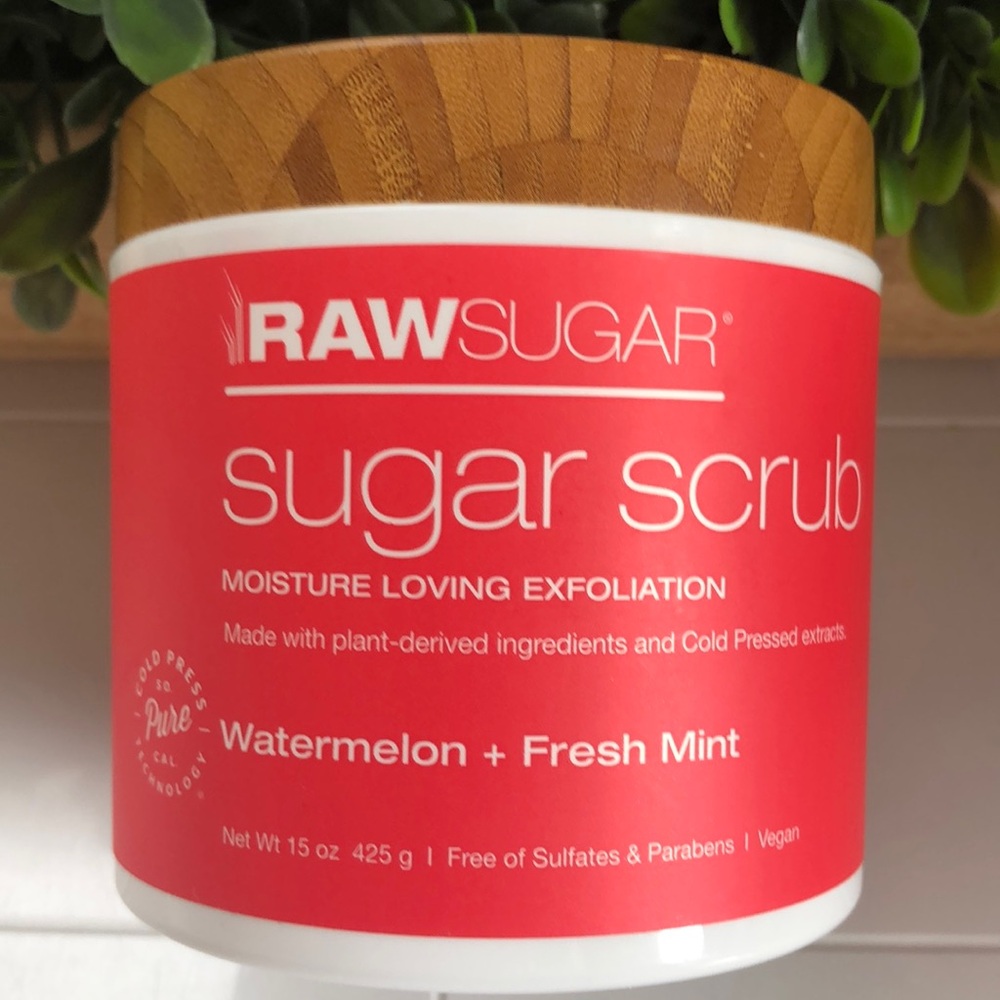 Raw Sugar Watermelon Mint Sugar Scrub 15 oz